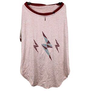 Reddy Pet‎ Dog T-Shirt Lightning Tee 3XL  XXXLPoly/Cotton Maroon Pink 25-27 in